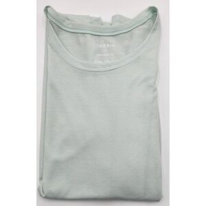Torrid Relaxed Fit T-Shirt Women Size 2 18-20 Mint Green Skylight NWT S/S Crew